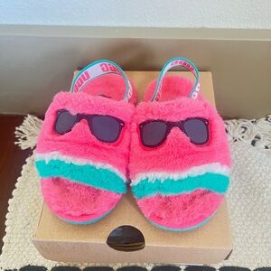 Uggs Toddler Fluff Yeah Watermelon Stuffie Slipper